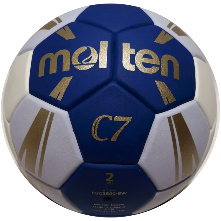 Balón Balonmano #2 Molten H2C3500-BW Azul -MOL-H2C3500-BW